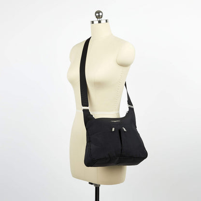Baggallini Cross Over Crossbody Women 11x8.5 Medium Travel Bag Lightweight Water-Resistant Nylon Organized Handbag Purse