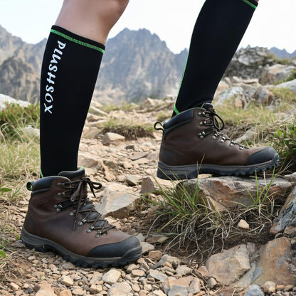 PLUSHSOX Premium long Neoprene Wet Wading socks, no Bunching at Ankle, Wader Sock for Men Women Surfing Diving Fly Fishing Swimming Hiking Hunting Skiing Cold Weather, Gift Socks (Small, black)