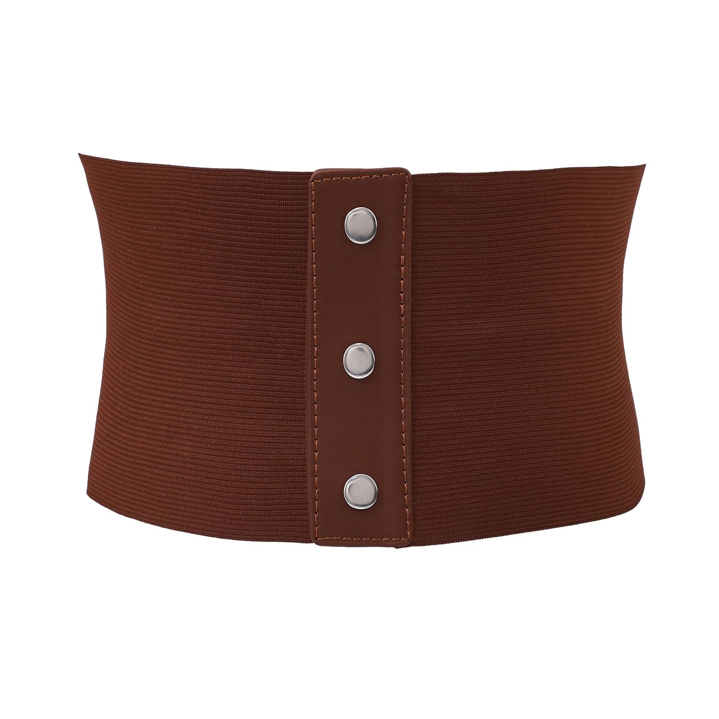 HHCSVJHS Ladies' lace waistband, tight corset, elastic, medieval court waistband, suitable for Halloween dress up (Brown, Large)