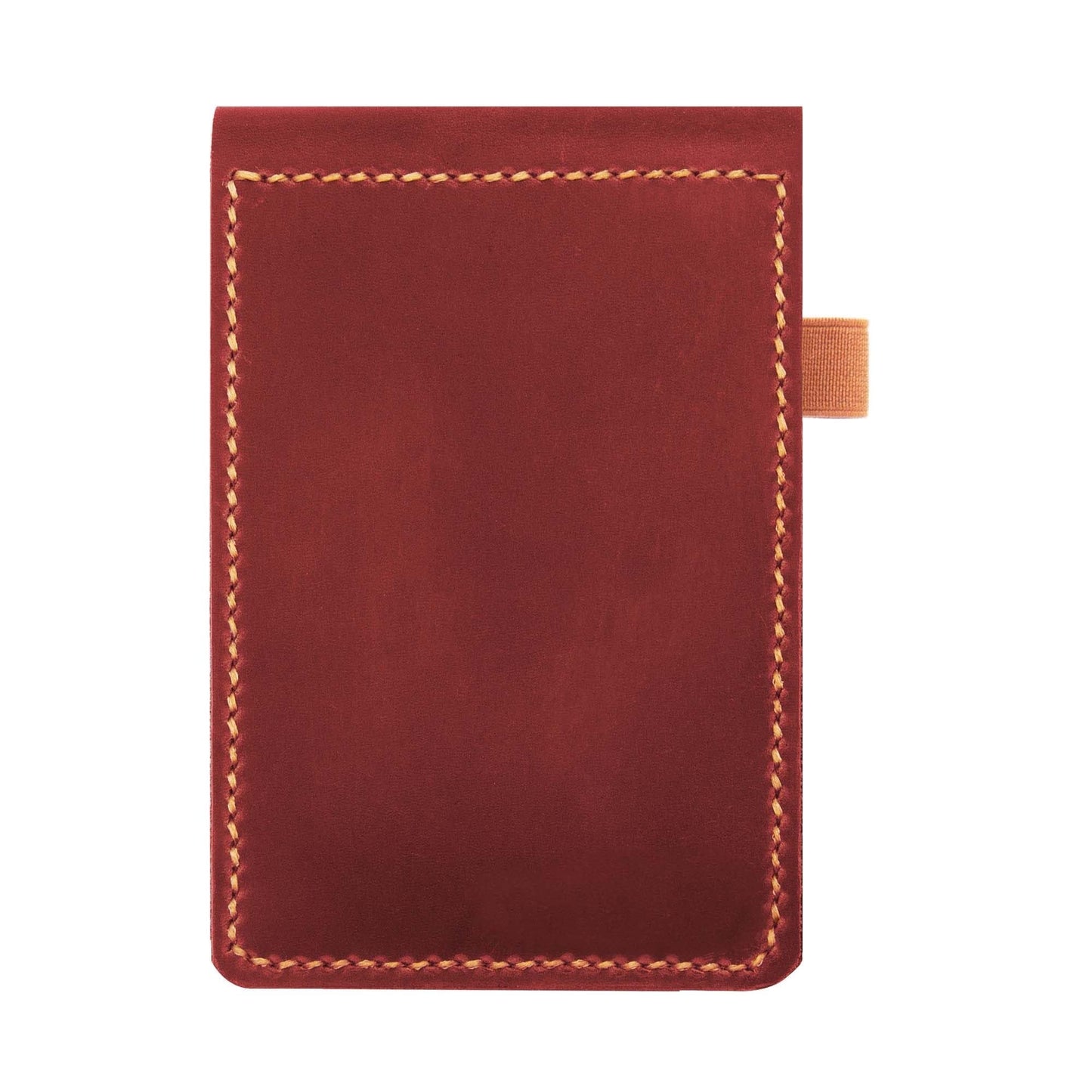 Turbosnail Real Genuine Leather Notepad Cover For Mini Pocket Notebook 3" X 5", Leather Cover For Rite In The Rain Top-Spiral Notebook,Customized Gift (Brown)