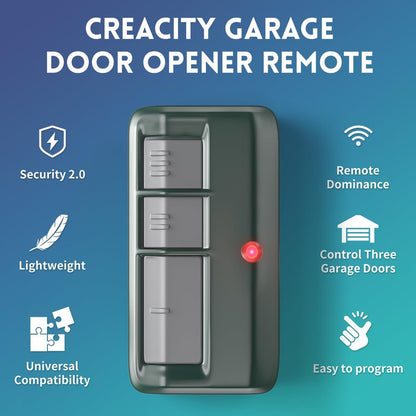 2 for Chamberlain LiftMaster Craftsman Garage Door Opener Remote 893LM 893Max 971LM Universal, Green