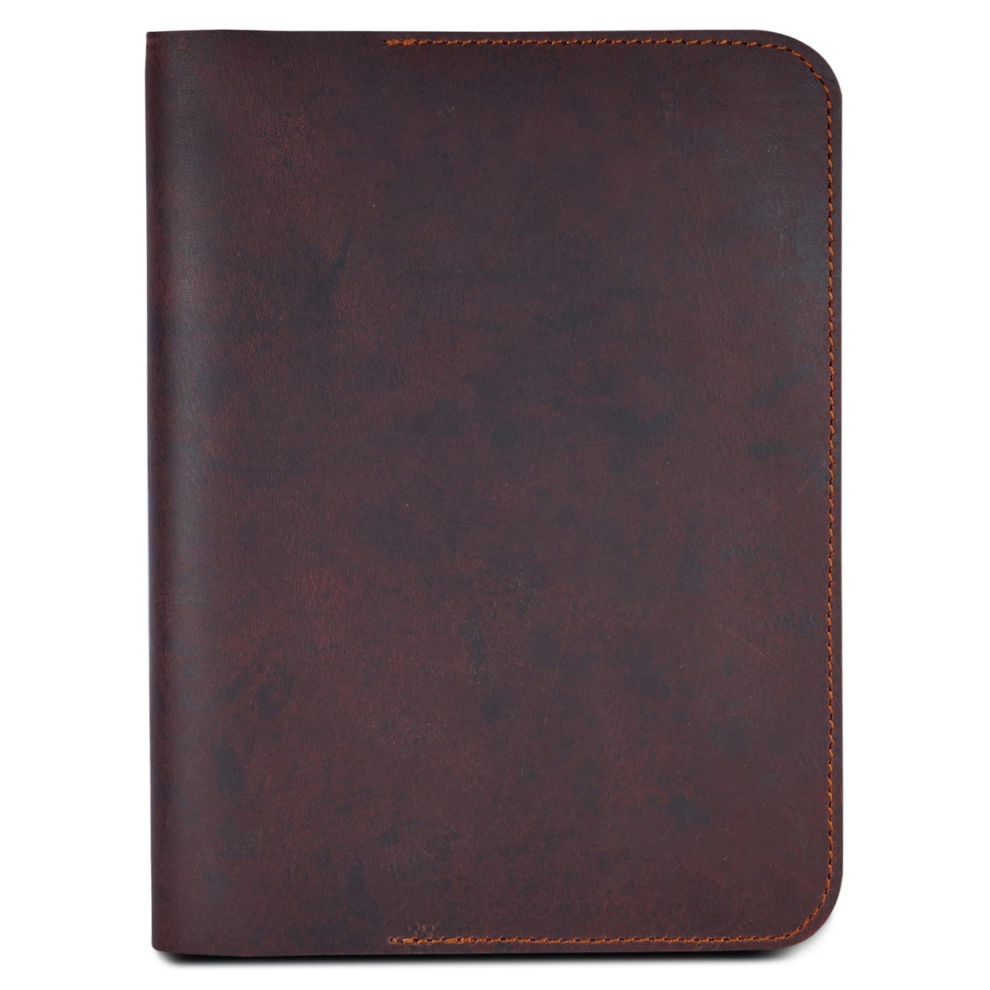 CestAntiQ XL Leather Journal Cover for Sketchbook (7.5 x 9.75 in), Compatible for Composition Notebook, Handmade Refillable Notebook Sleeve for B5, ... Journal Cover with Pen Loop – Rustic Brown