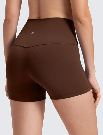 Butterluxe Biker Shorts - High Waisted Spandex for Women | 4'' Booty Workout & Yoga