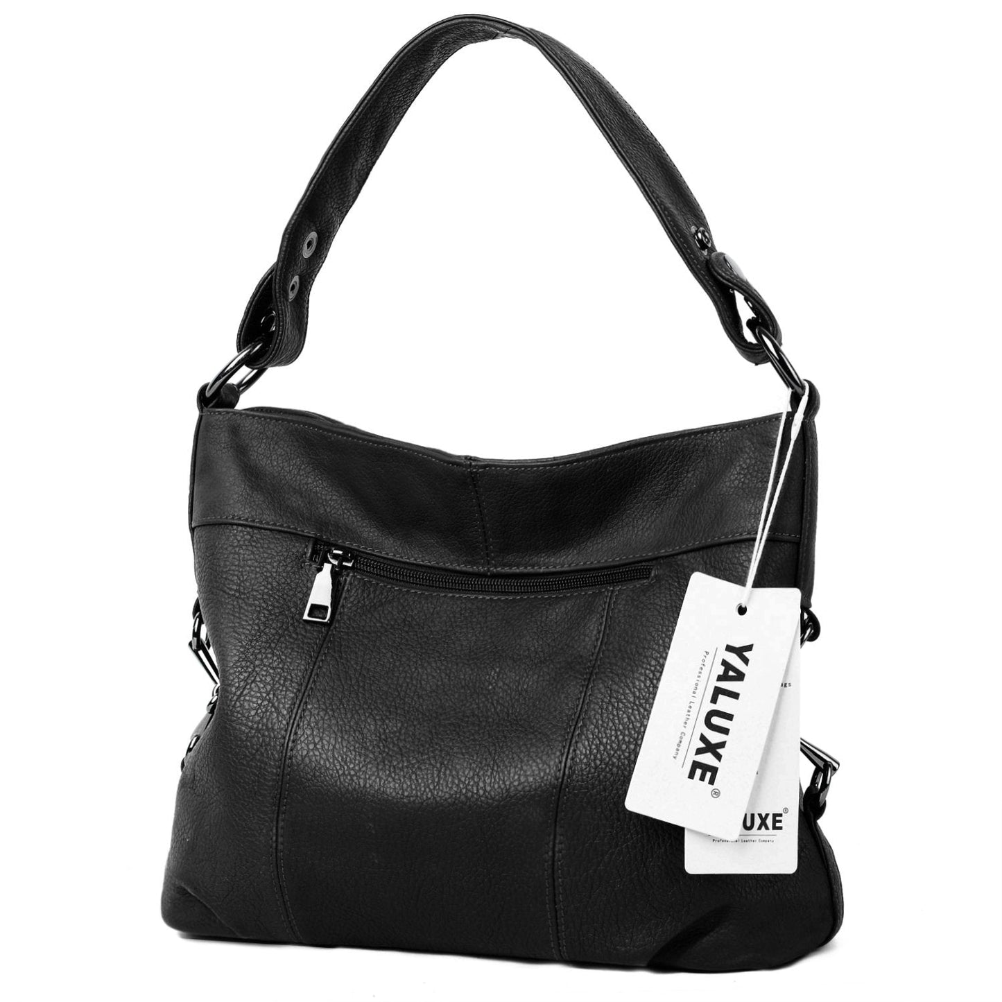 YALUXE Genuine Leather Shoulder Bags Stylish Hobo Handbags Purses Crossbody Bags for Women