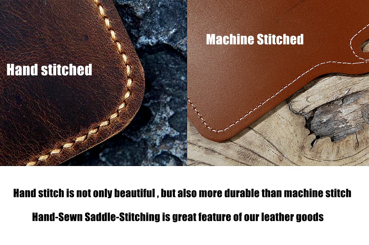 Leather composition notebook book cover case/vintage rustic leather cover portfolio for composition notebook