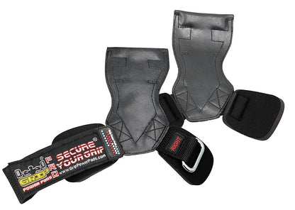 Lifting Grips PRO Weight Gloves Heavy Duty Barbell Gymnastics Straps Alternative to Power Hooks Deadlifts Adjustable Neoprene Padded Wrist Wrap