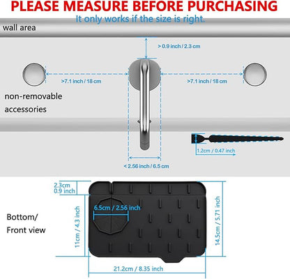 Mini Sink Splash Guard & Faucet Mat