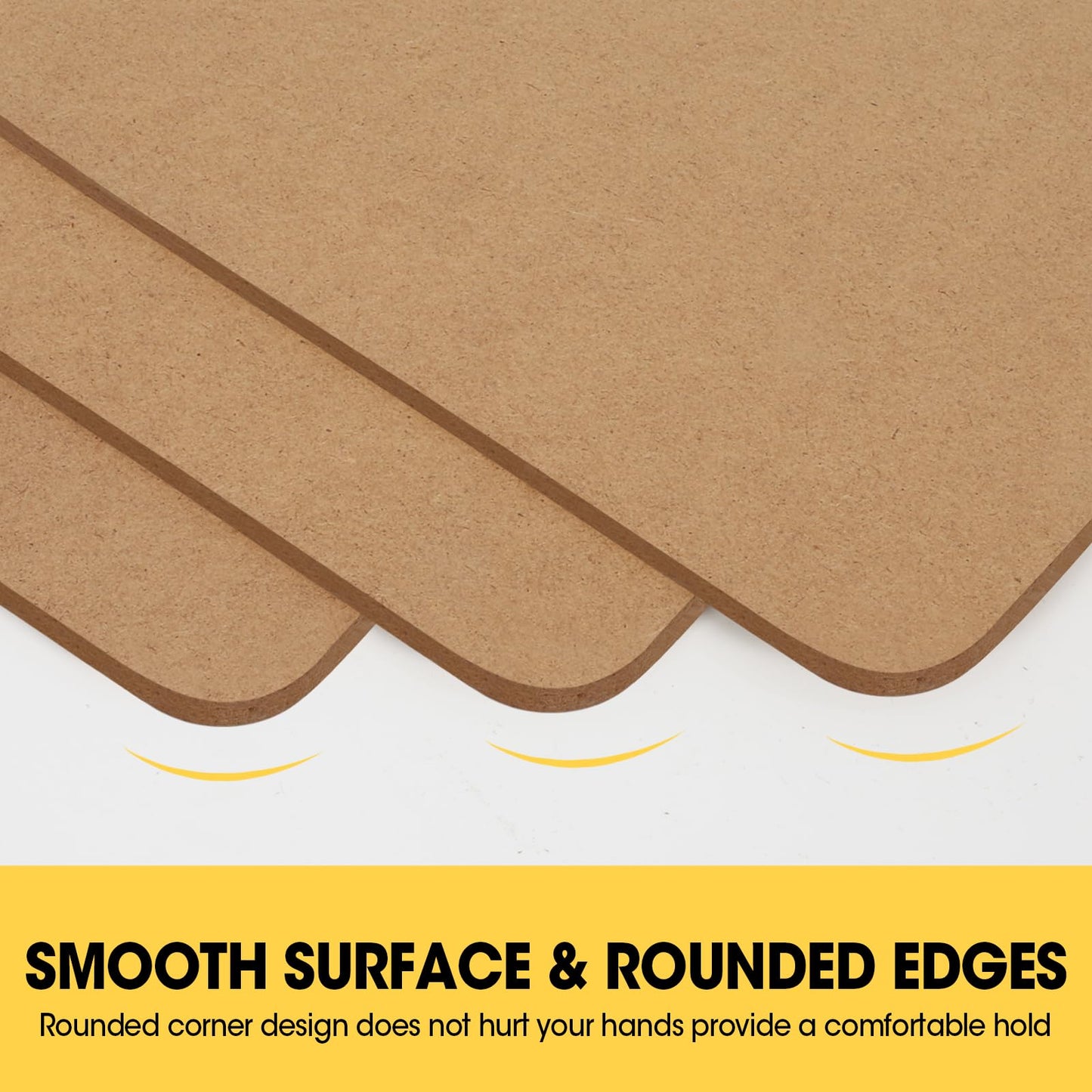 20 Pack Clipboards Bulk, Clipboards for Classroom, Letter Size (9 x 12.5 Inch) Wooden Clipboard, Hardboard Office Clipboard, Classroom Supplies