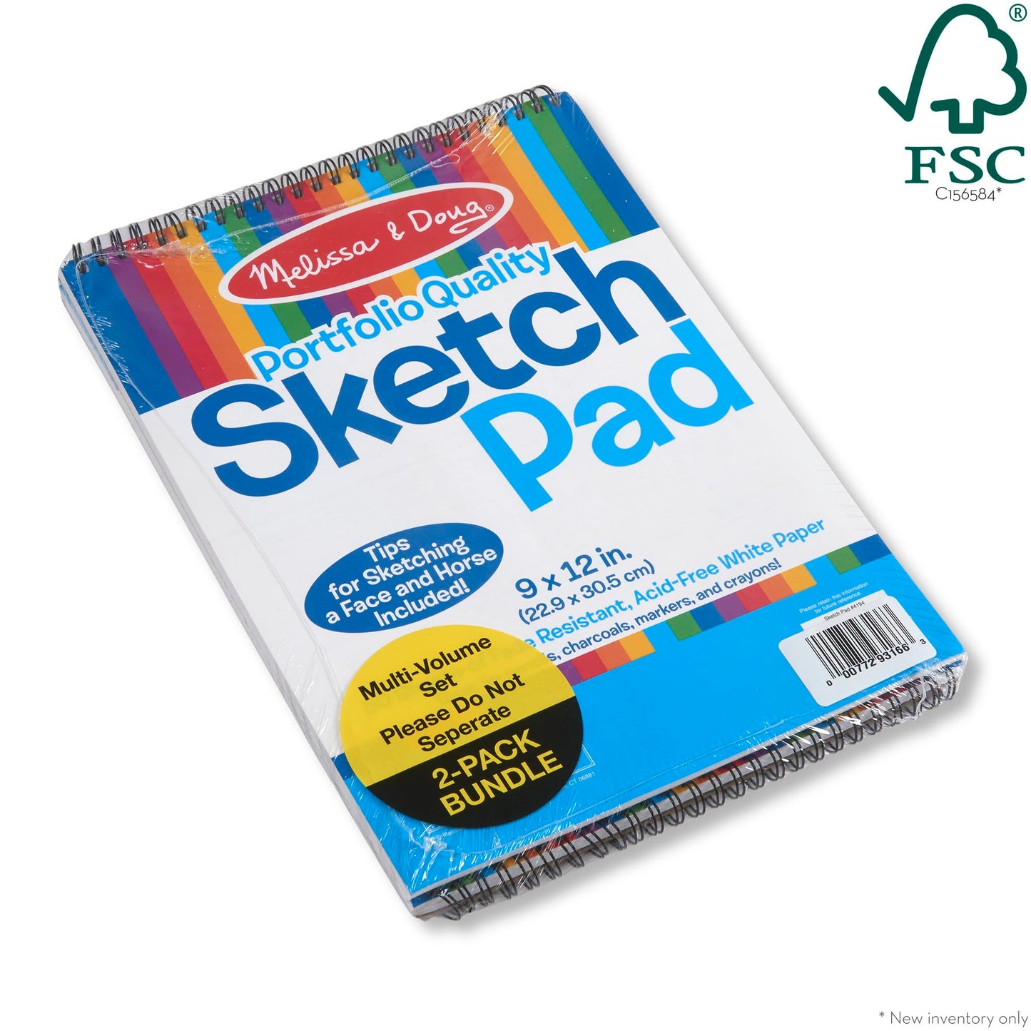 Melissa & Doug Sticker WOW!™ 24-Page Activity Pad and Sticker Stamper, 300 Stickers, Arts and Crafts Fidget Toy Collectible Character – Purple Unicorn - for Kids Ages 3+ - FSC Certified