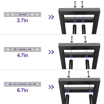 niffgaff 3 Tier Adjustable Dumbbell Rack, Weight Rack for Home Gym, 450 lb Capacity with Extra Storage Hooks