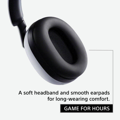 Sony INZONE H9 Gaming Headset, Wireless Noise Canceling Bluetooth Headset With Microphone, 360 Spatial Sound, For PC and PS5 (WH-G900N), White