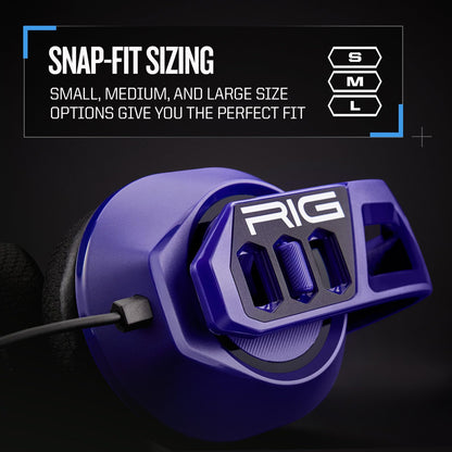 RIG 300 PRO HC Universal Gaming Headset - Xbox Series X, Xbox Series S, Xbox One, PS5, PS4, PlayStation, Nintendo Switch, Laptop, 3.5mm – Flip-to-Stow Mic, 40mm Speakers – Dolby Atmos – Cosmic Purple