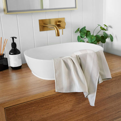 Dock & Bay Bath Towel - for Home - Quick Dry, Super Absorbent - Includes Bag - Geometric - Set (4), Large (160x70cm, 63"x28")