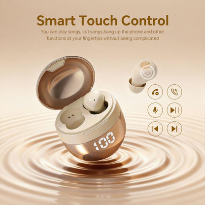 Yihou Ear Buds Invisible Small Mini Sleep Earbuds Headphones Wireless Bluetooth Comfortable Tiny Sleeping Smallest Low Profile Micro Discreet Hidden Kids Earbuds Ear Buds for Small Ear Canals Work