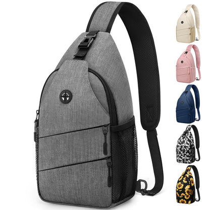 Crossbody Bags for Women Men Trendy Sling Bag Bakpack Casual Chest Bag with Convertible Shoulder Strap