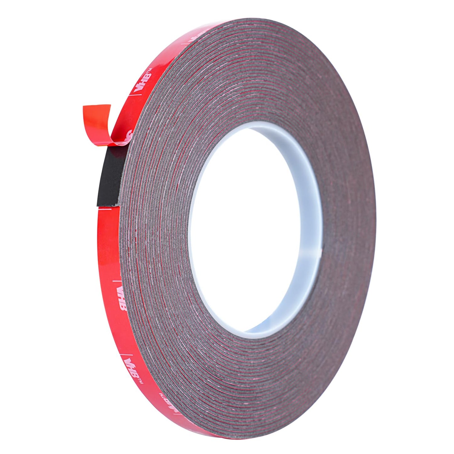 Czuibbou Double Sided Tape, Extra Strong Adhesion, 36.5ft Length, 0.4in Width, Waterproof and High Temperature Resistant for Automotive, Home Decoration, Office Decoration