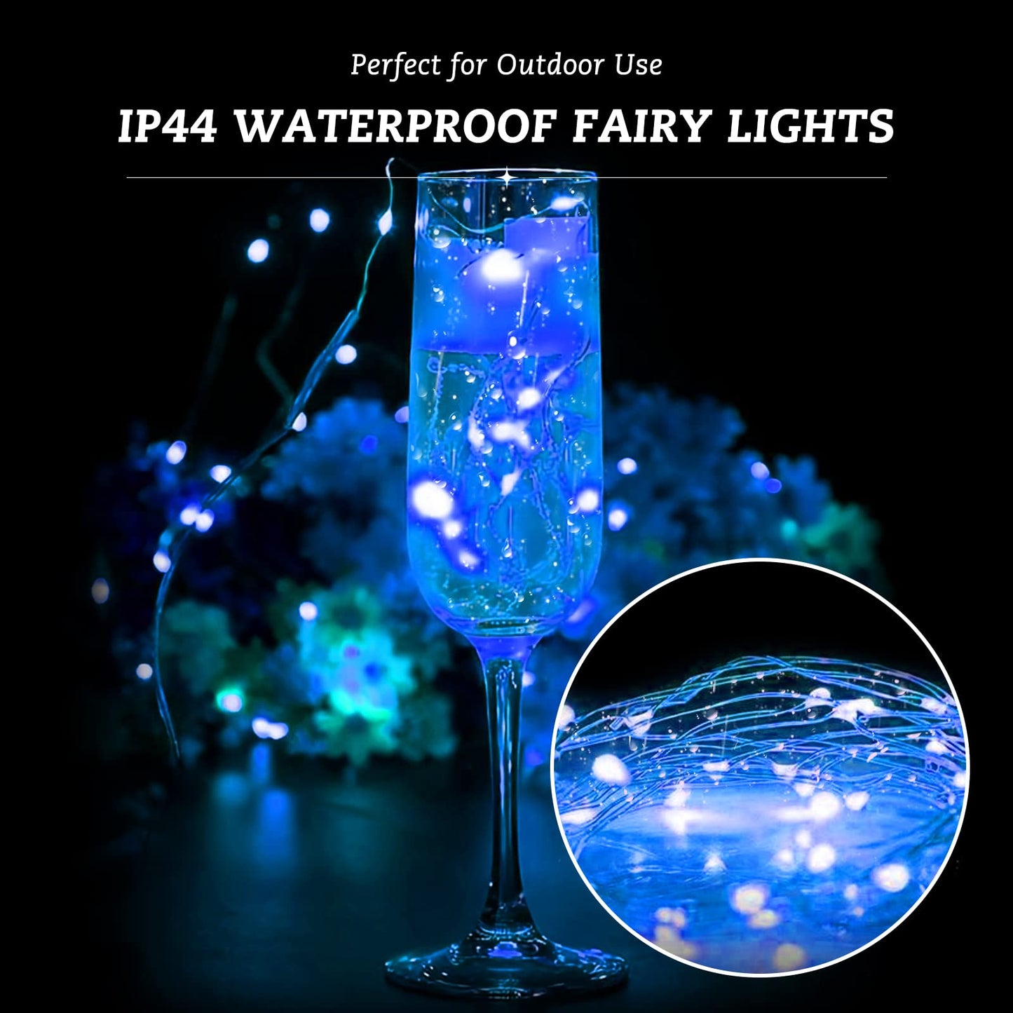 Rivokeer 12 Pack Fairy Lights Battery Operated String Lights，7FT 20LED Waterproof Silver Wire Christmas Lights Outdoor,Firefly Mini Lights for Bedroom Party Birthday Wedding Indoor Decorations.