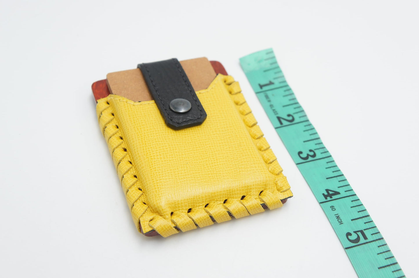 Karina Fashion Handmade Wood & Italian Leather Card Holder – Luxury Business Card Case | Slim & Stylish Wallet for Men & Women | Elegant Wooden & Leather Card Organizer | Minimalist Credit Card Holder | Premium Gift for Professionals & Executives