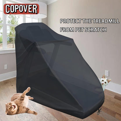 Treadmill Cover, Dustproof UV Protection Running Machine Cover, Exercise Workout Equipment Protective with Drawstring for Home Fitness Equipment Treadmill Indoor & Outdoor