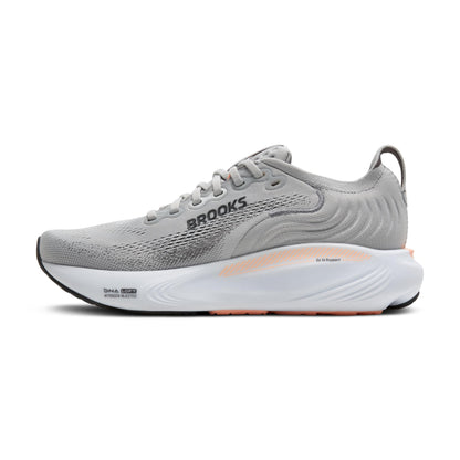 Brooks Women’s Adrenaline GTS 25 Supportive Running & Walking Shoe - Grey/Blackened Pearl/Coral - 5.5 X-Wide