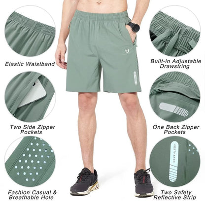 NORTHYARD Men's Athletic Running Shorts Quick Dry Workout Shorts 7"/ 5"/ 9" Lightweight Sports Gym Basketball Tennis Hiking Exercise LODENFROST 2XL