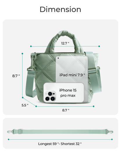 BAGSMART Crossbody Bags for Women, Small Crossbody Bag Cross Body Purse Mini Tote Travel Purse Shoulder Handbags Wallet