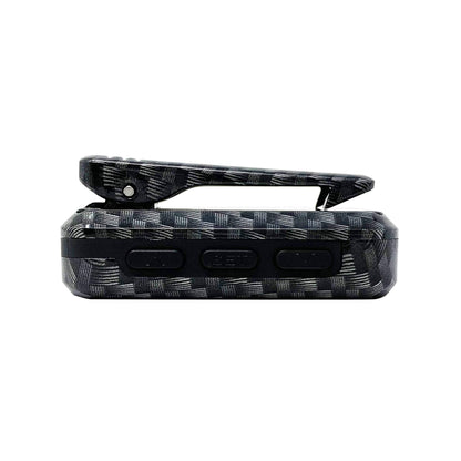 Gymboss Charge Interval Timer and Stopwatch & Watchstrap - Bundle (Carbon Black)