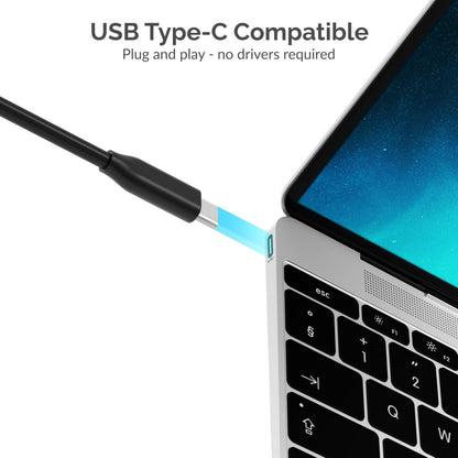 SABRENT 4-Port USB 3.0 Hub with Individual LED Power Switches - Slim, Portable Design - 2 Ft Cable - Fast Data Transfer - Compatible with Mac & PC (HB-UM43)