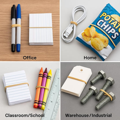 Upgrade Office Supply UPG2264PK3 Rubber Bands, Size #64 (3-1/2 in x 1/4 in), 320 Bands, 1 lb Box, 3 Pack, USA