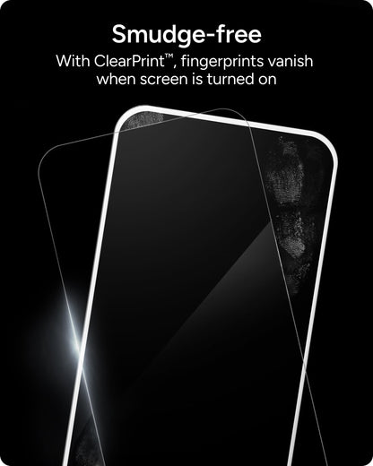ZAGG InvisibleShield Glass Elite Privacy iPhone 15 Pro Max Screen Protector - 5X Stronger with Reinforced Edges, 2-Way Privacy Filter, Scratch & Smudge-Resistant Surface, Easy to Install