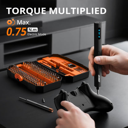 JOREST 40Pcs Small Precision Screwdriver Set with Torx Triwing Phillips, Mini Repair Tool Kit for Macbook, Computer, Laptop, PC, iPhone, PS5, Xbox, Switch, Glasses, Watch, Ring Doorbell, Electronics