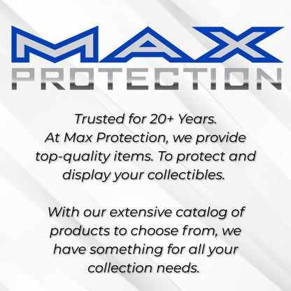 Max Protection 4 Row Trading Card Storage Box - 3200 ct Storage Box for Sports, Gaming, Baseball Cards - Durable White Corrugated Bulk Card Organizer Boxes 200 lb. - Made in USA (1 Box)