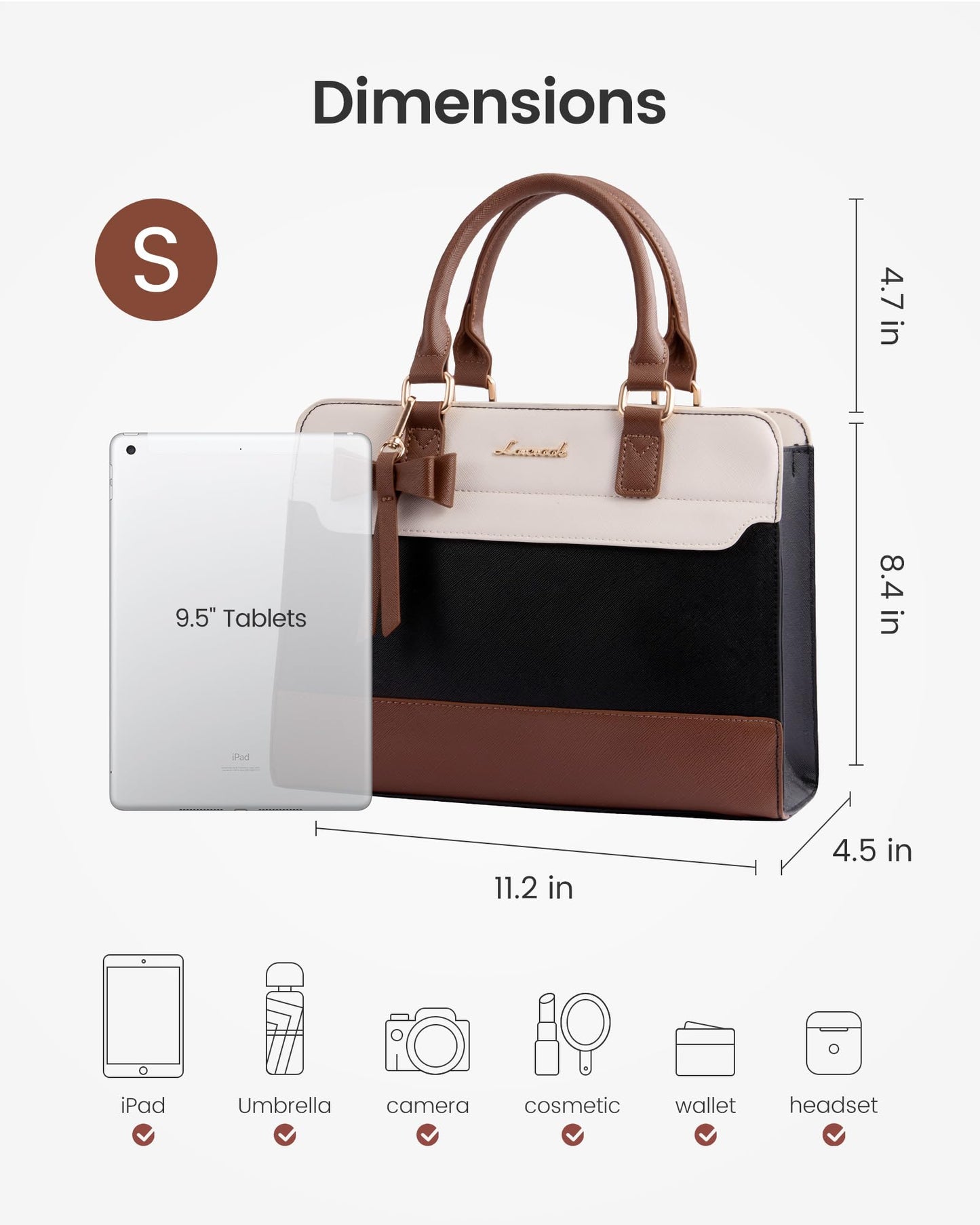 LOVEVOOK Purses for Women,Leather Tote Purse and Handbags,Satchel Shoulder Crossbody Top Handle Bags with Zipper