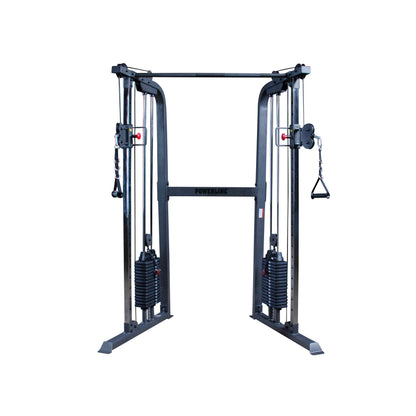 Body-Solid Powerline (PFT100) Cable Crossover Exercise Machine for Home & Commercial Gym, Functional Training Center with Dual 160lbs. Weights Stack for Cable Workout