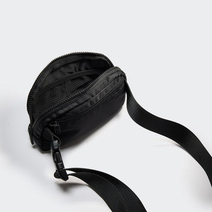 Pander Two Way Zipper Fanny Pack Nylon Everywhere Belt Bag for Women, Water Repellent Waist Packs, Crossbody Bags with Adjustable Strap.
