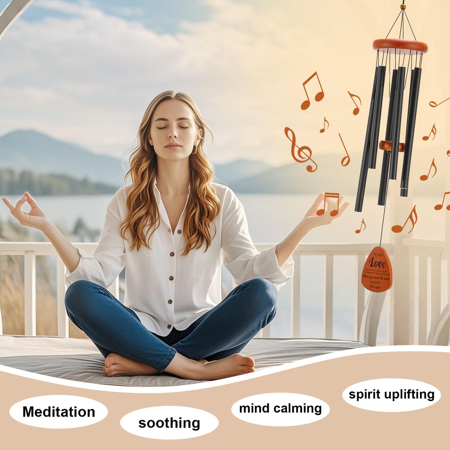 for Wife, Birthday Gifts for Wife Girlfriend, 32 Inch Wind Chimes Gift