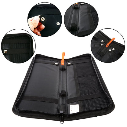 Hoshin Travel Tie Case, Cufflinks Necktie Storage Box Tie Holder Gift for Mens