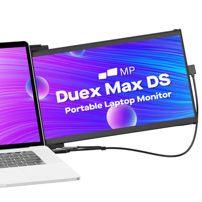 Mobile Pixels Geminos (2 x 24 inch) IPS Dual Stacked Computer Monitors with 65W USB-C Charging, 1080P Webcam&Speakers, All-Inclusive Workstation PC Monitor, USB-A/USB-C/HDMI, Ergo Design(2 Monitors)