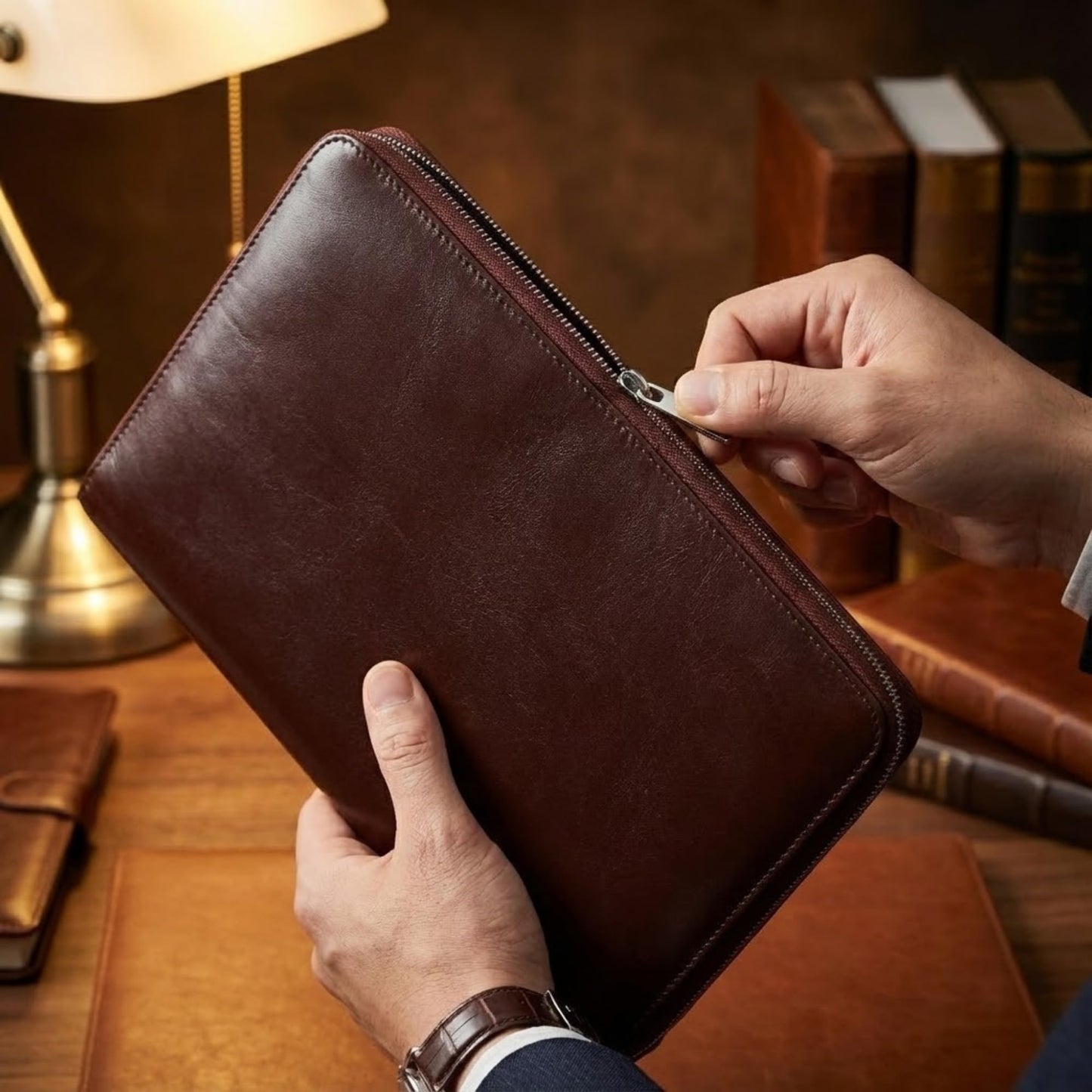 Evermart Deals Genuine Leather Checkbook Cover for Multiple Check Books - Checkbook Organizer for Up to 6 Books With Duplicate Checks - Checkbook Holder for Women and Men, Gift for loved ones