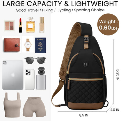 Small Crossbody Purses Bags for Women Men Travel, Chest Sling Bag Women Casual Cross Body Bag for Woman Sling Backpack