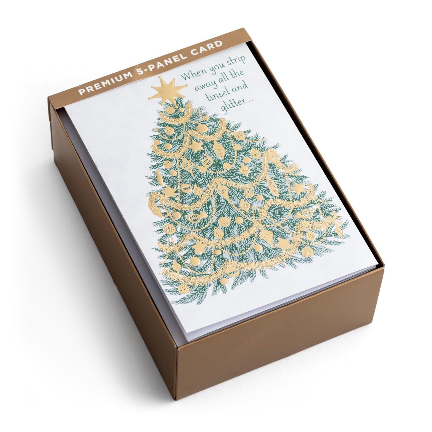 Dayspring Tree to Cross - 18 Premium Christmas Greeting Cards - Special Edition, Multi, 4 3/4" x 6 7/8"