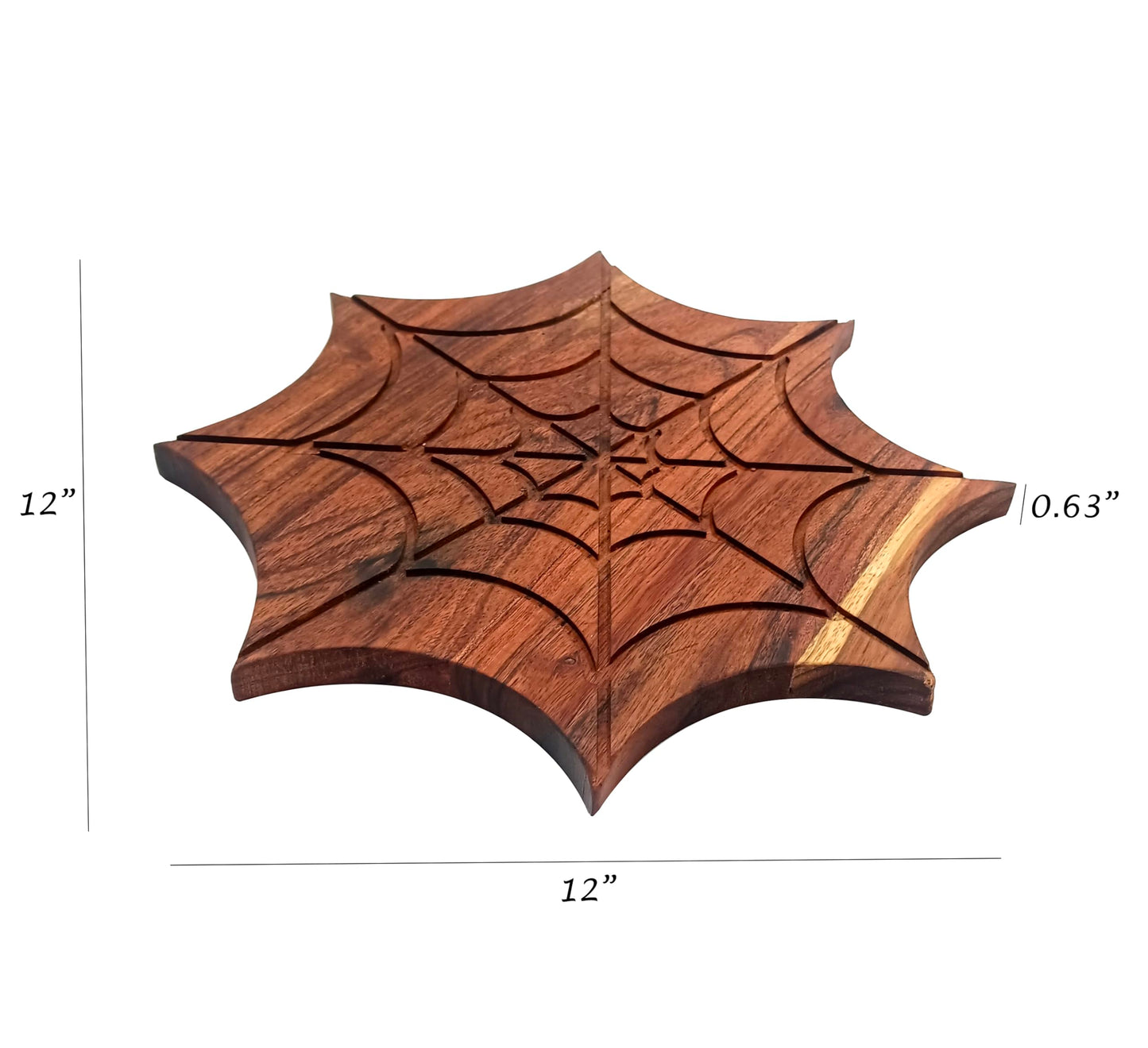Halloween Spider Net Shaped Wood Cutting Board for kitchen Decoration, Gothic Cutting Boards, Charcuterie Wooden Boards, Serving Platter