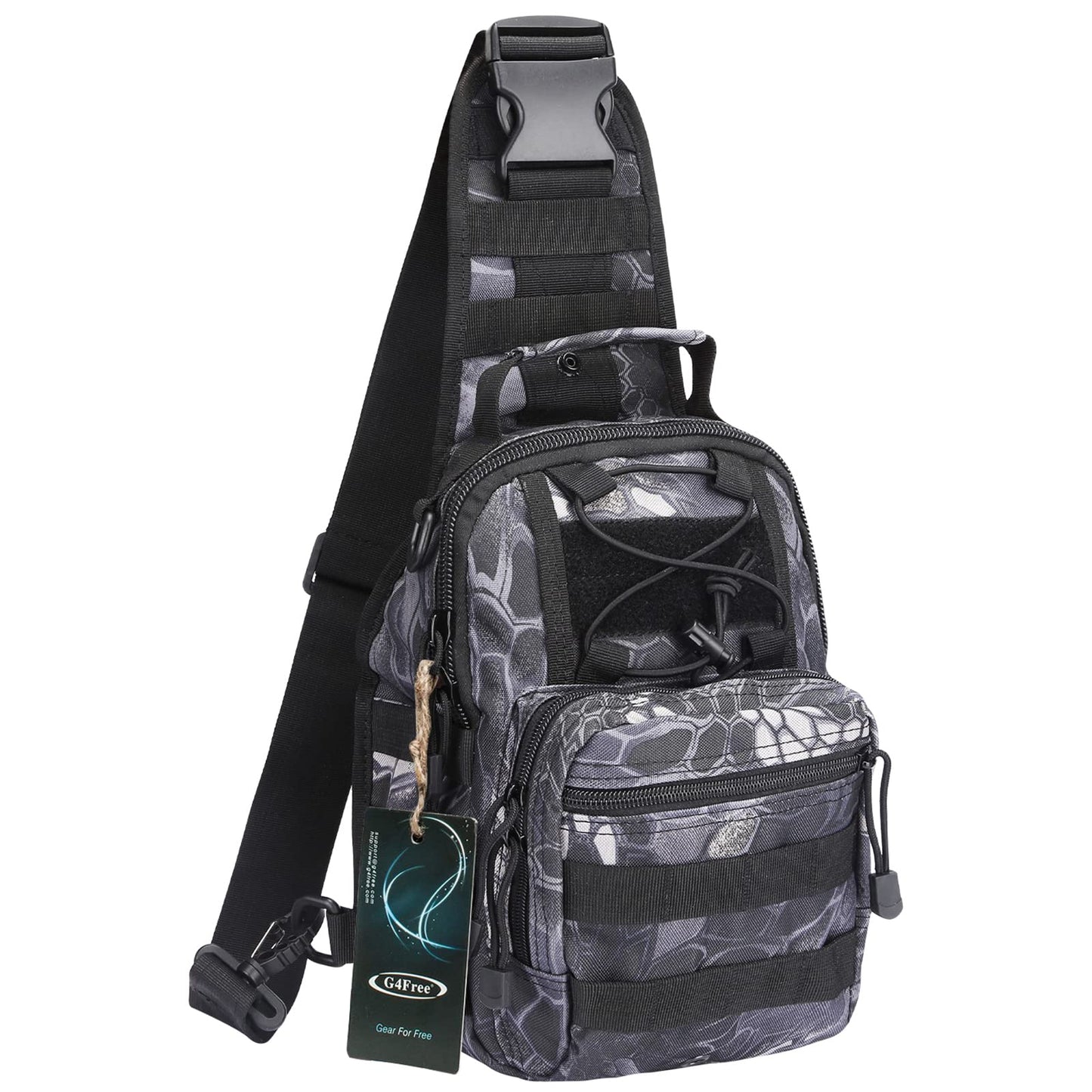 G4Free Outdoor Tactical Bag Backpack, Military Sport Bag Pack Sling Shoulder Backpack Tactical Pack for Every Day Carry