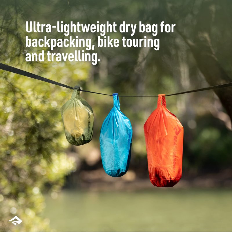Sea to Summit Ultra-Sil Dry Bag, Ultralight Waterproof Dry Storage, 20 Liter, HighRise Grey