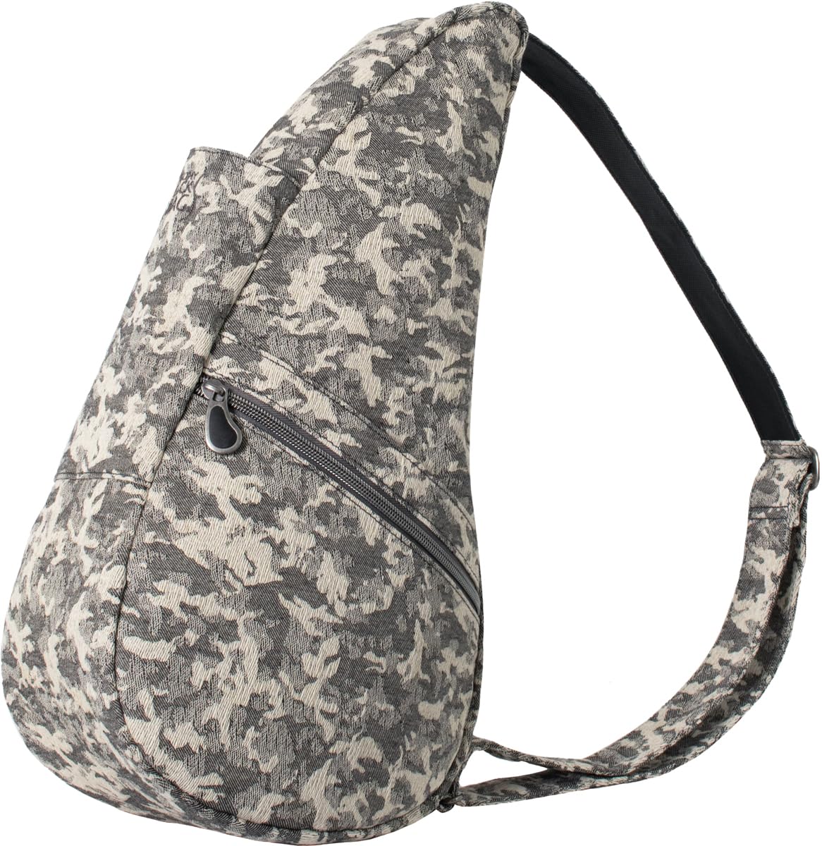 AmeriBag 17" Print Healthy Back Bag Ergonomic Crossbody Sling for Everyday Use, Travel & Walking Comfort (Cloud Camo)