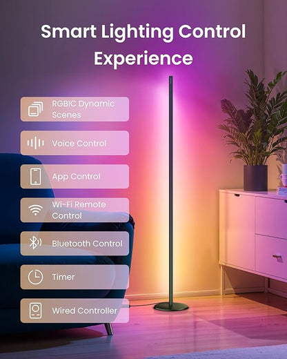 SwitchBot Floor Lamp with Matter (RGBICWW-New Version)