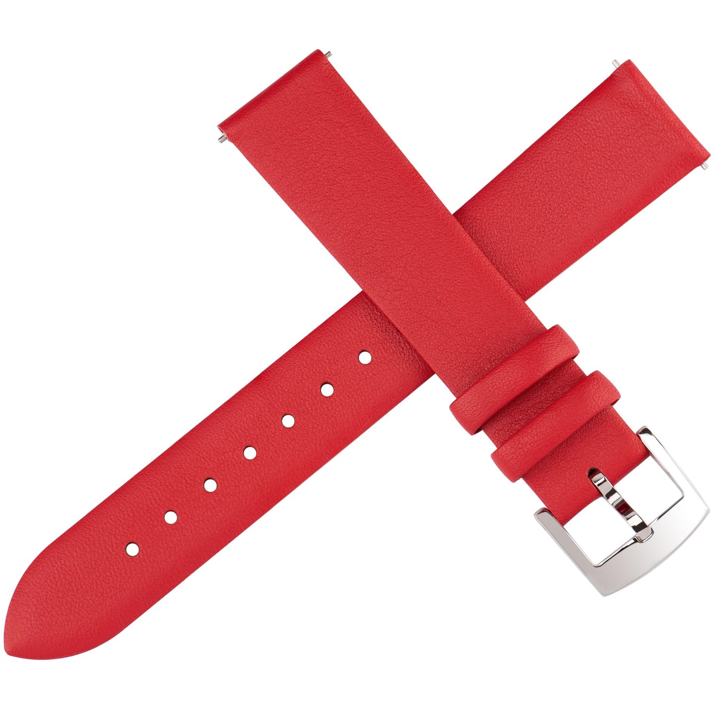OTTOODY Leather Watch Bands Quick Release Watch Straps, Elegant & Ultra-Soft Top Grain Leather Watch Band for Women Men, Choice of Color & Width - 12mm 14mm 16mm 18mm 20mm 22mm for Watch & Smartwatch