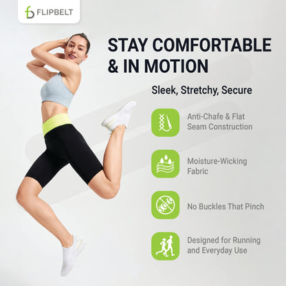 FlipBelt FB0114-BLK-XS.1, Black, Extra Small
