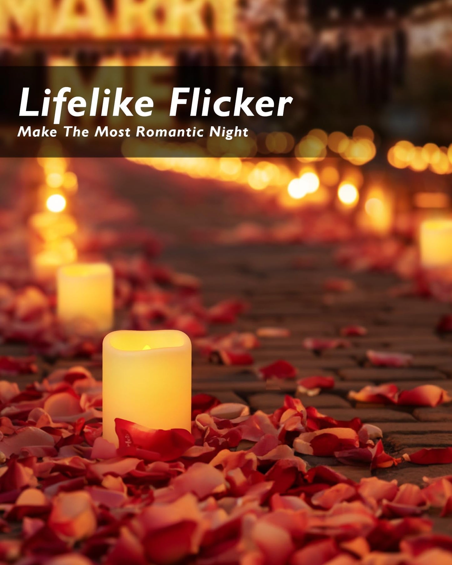 Homemory 100Pack Flickering Flameless Votive Candles, 200+Hour Electric Fake Candles, Battery Operated LED Tealight for Wedding, Outdoor, Table, Festival (Amber Yellow,Battery Included)