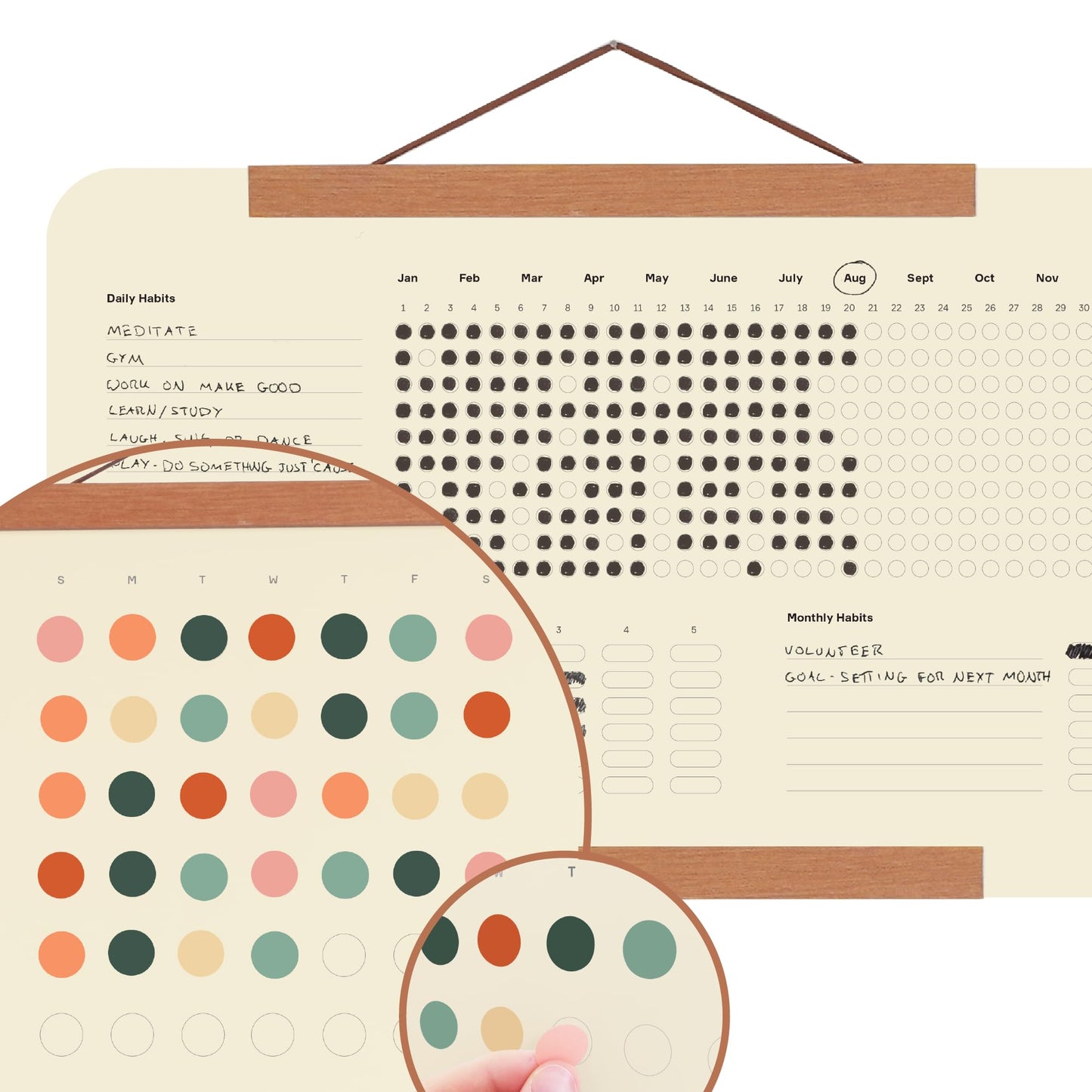Essential Habits - A Visually Stunning 2-in-1 Habit Tracker that Helps You Build Good Habits and Break Bad Ones using a Proven and Easy-to-use Tracking System
